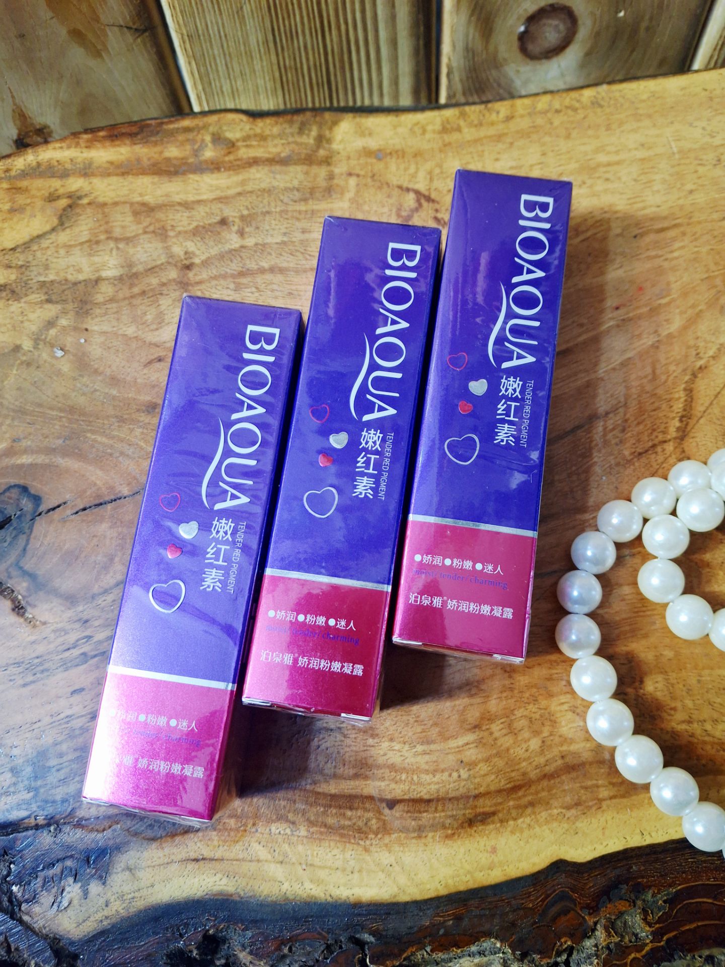 کرم صورتی کننده بیوآکوا